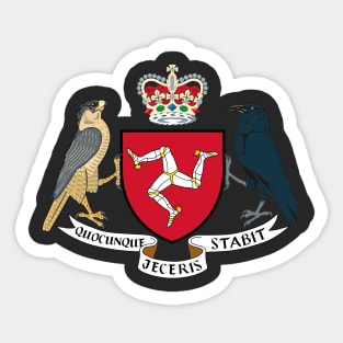 Coat of arms of the Isle of Man Sticker